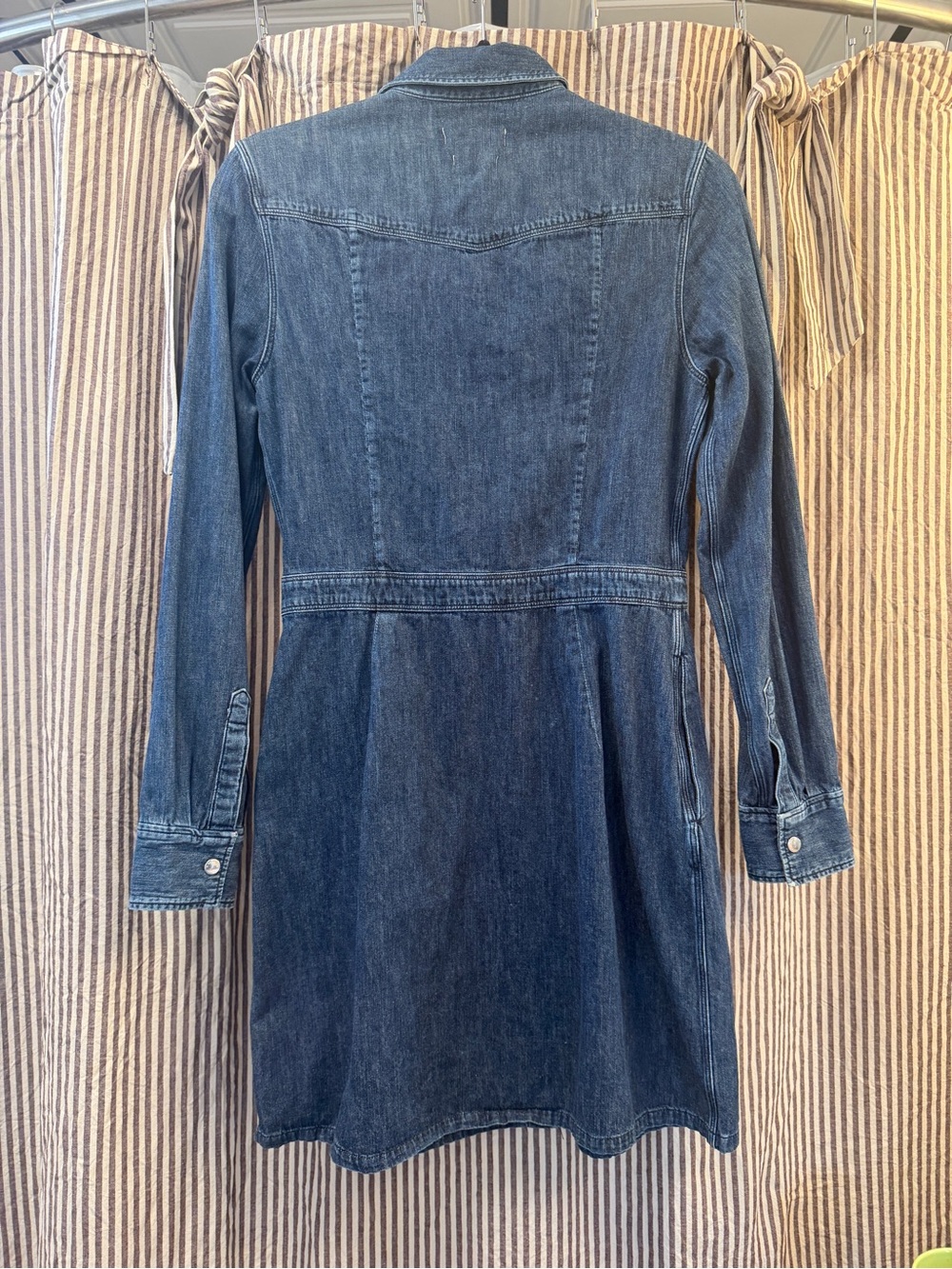Rag & Bone Utility Denim Dress - Picture 6 of 11